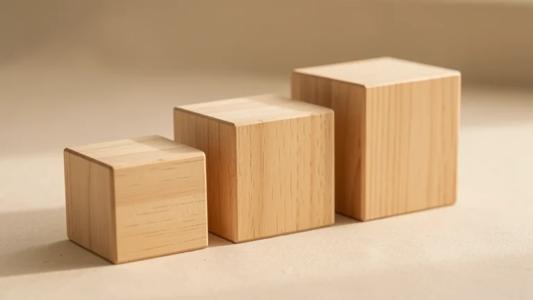 Three calculators of different sizes lined up on a plain desk, no text, no numbers, no real person's hands or face