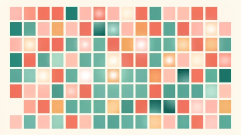 A clean weekly calendar grid with softly glowing blocks suggesting stronger and weaker posting windows