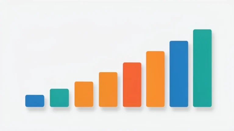 A row of increasing bar shapes representing rising calories burned across different exercise activities