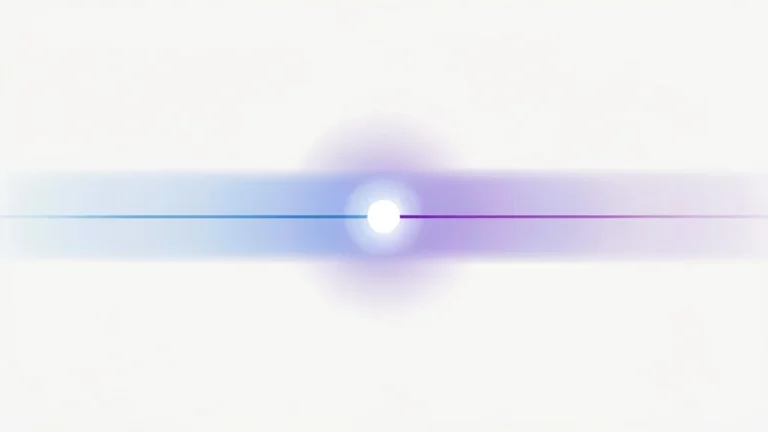 A single point on a number line surrounded by a soft shaded band showing a statistical range