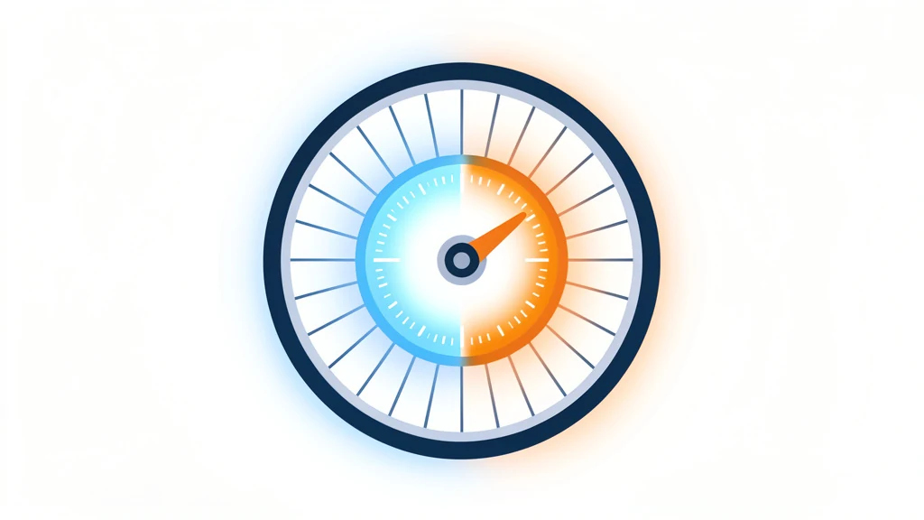 A stylized bicycle wheel with a glowing power gauge dial, no people, no text, clean icon style