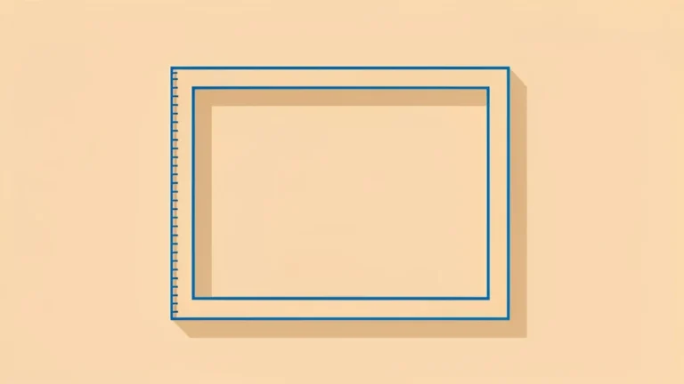 A simple rectangular room outline with a measuring tape along two sides, clean flat style, no text, no people