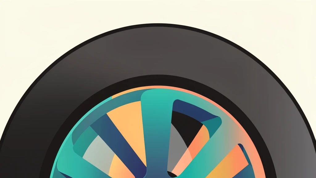 Close-up of a tire sidewall showing a molded size code, clean studio lighting, no people, no added text