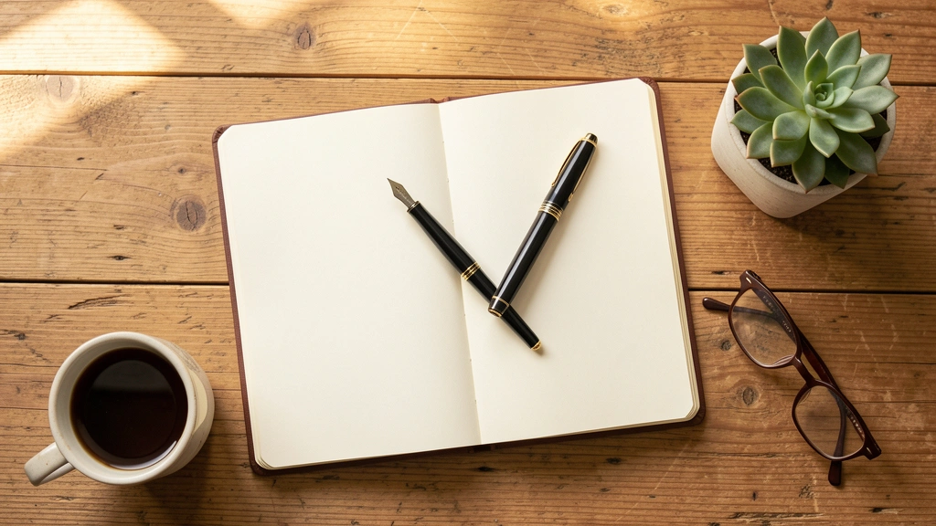 A freelancer at a home desk with a laptop, calendar, and invoice papers, a simple upward arrow line showing a rate growing over time, no text, no real person's face