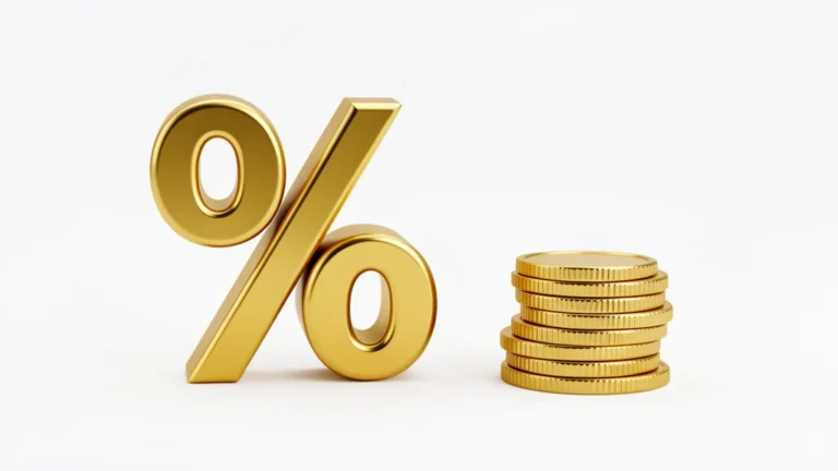 Two labeled percentage figures, 25 percent and 33 percent, pointing to the same dollar of profit measured from a selling price and from a cost, no text-in-image beyond the two percent labels