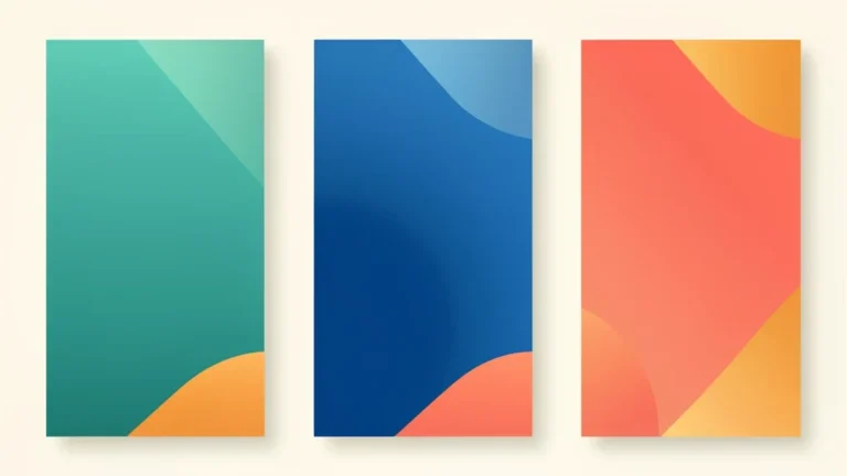 Three colored panels comparing average, middle value, and most frequent value on a small skewed number set, no people