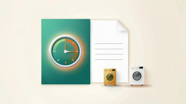Flat-style home electricity bill beside a glowing energy meter and small appliance icons, clean concept, no people, no text