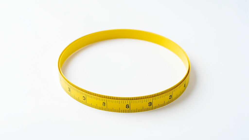 A soft measuring tape coiled into a circle on a plain background, a concept for waist-to-hip ratio, no text and no people