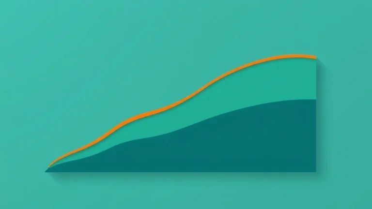 Abstract flat illustration of one shrinking arrow and one growing arrow crossing over a plain background