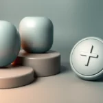 Soft 3D stylized folder and rising stair-step blocks beside a piggy bank shape on a clean studio backdrop